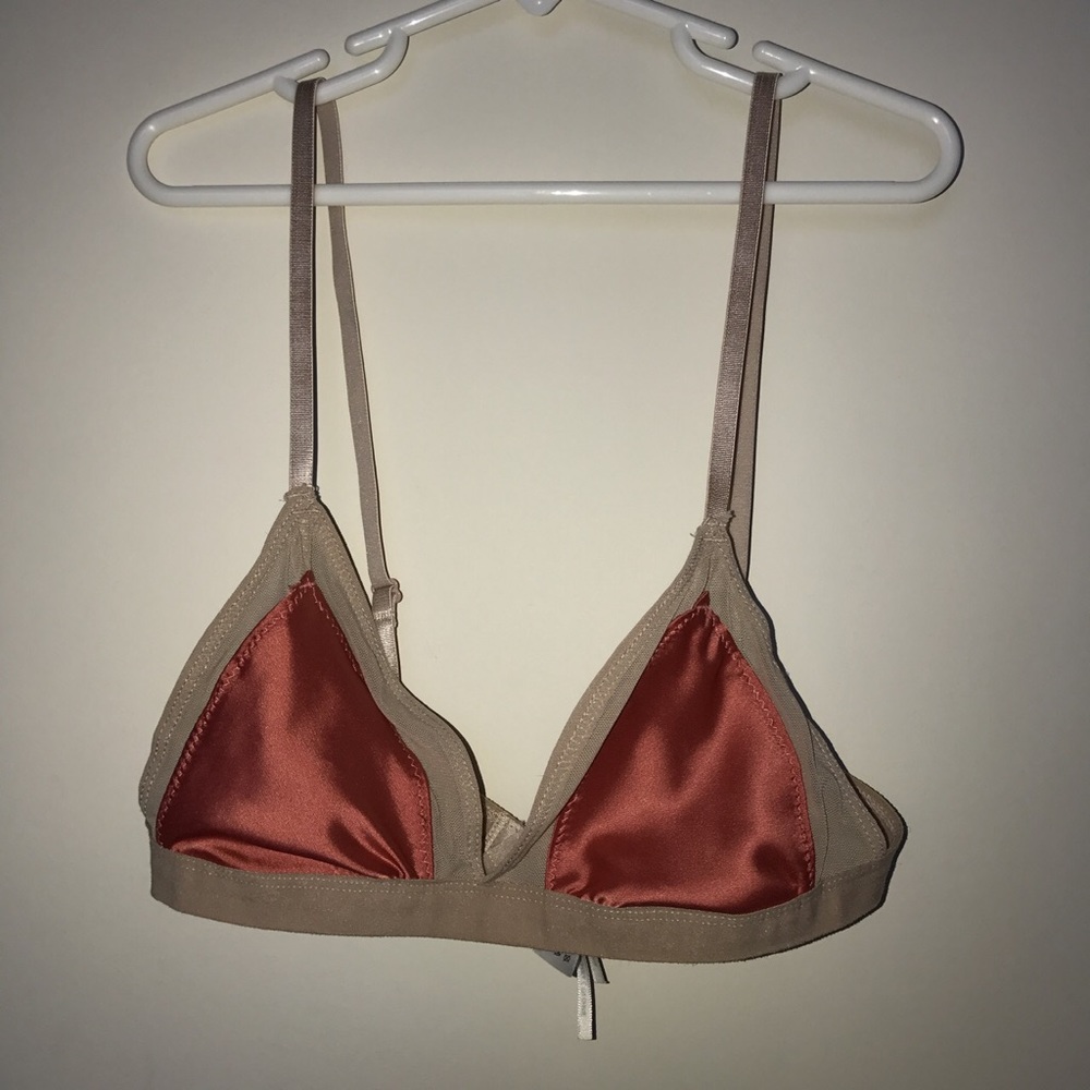 Mesh urban outfitters bralette